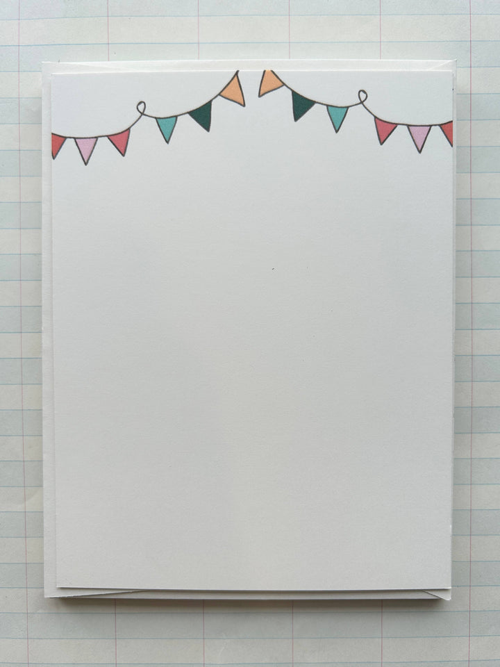 Flag Banner Stationery Set