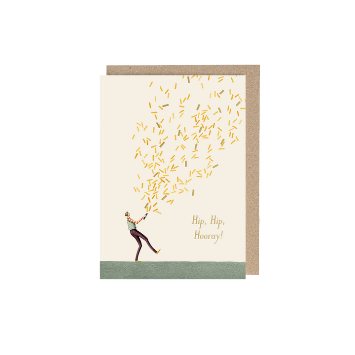 Glitter Bomb Boy (Hip, Hip, Hooray) Card