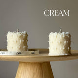 Cake Candle Cream Bows