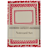 Set of Notecards and Envelopes Kelp Raspberry Ripple