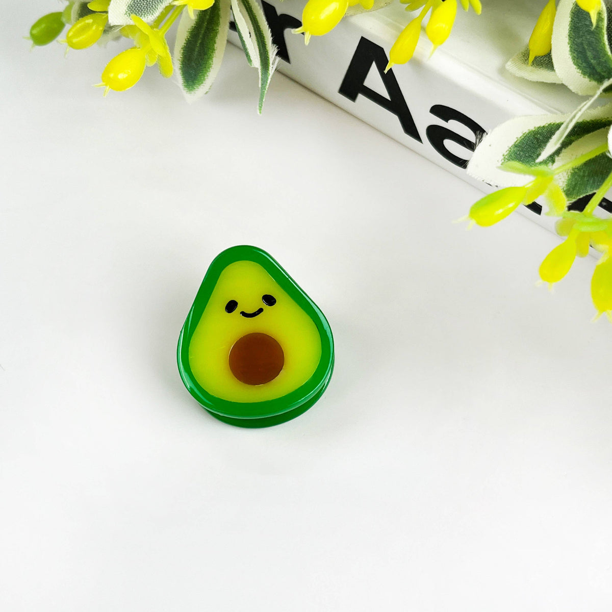 Mini Hair Clip Avocado