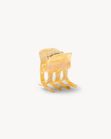 Mini Hair Clip Sea Shell Checker