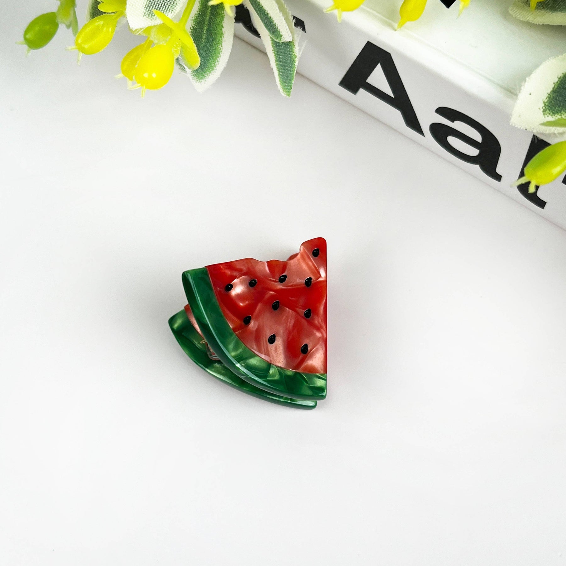 Mini Hair Clip Watermelon