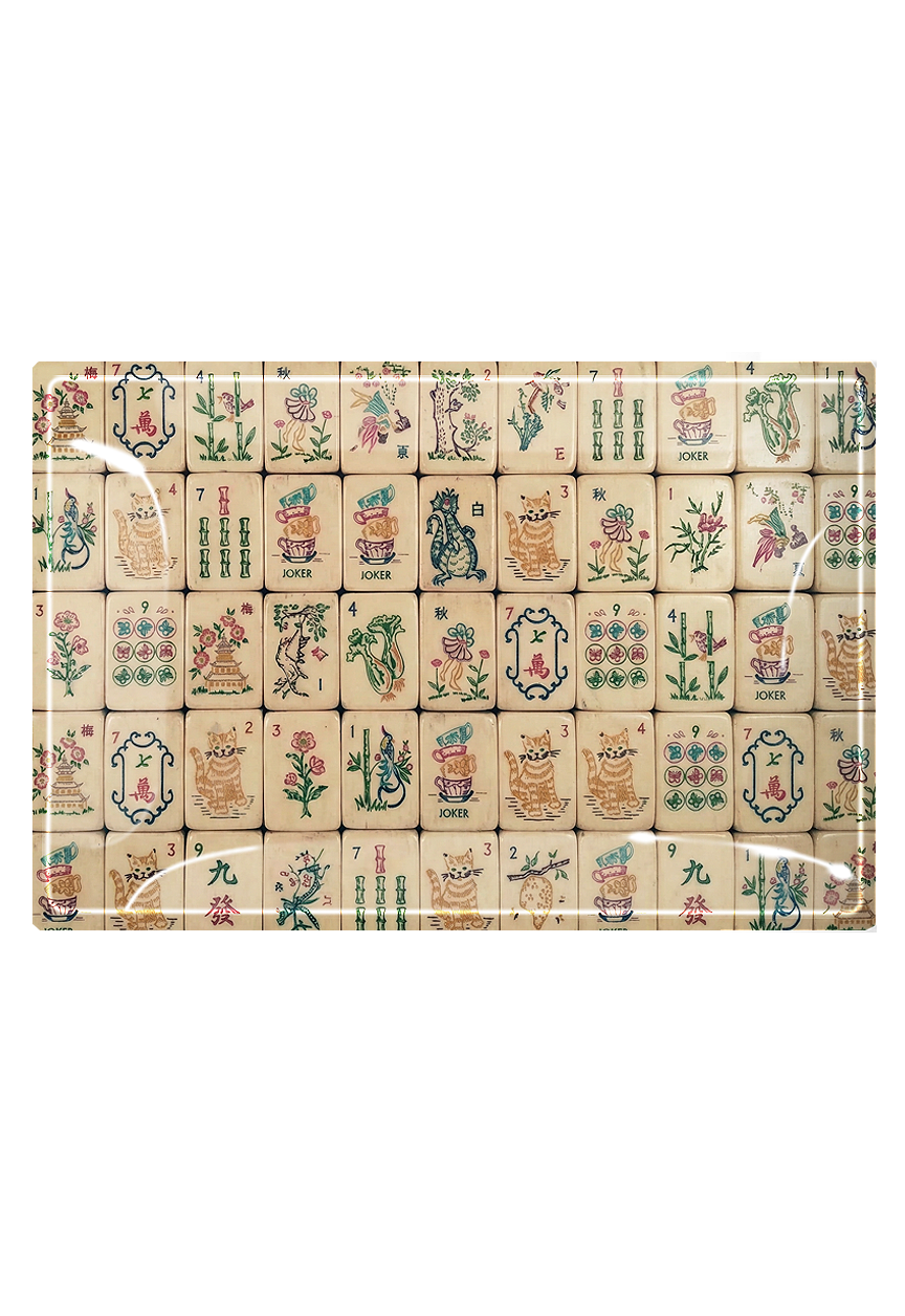 Decoupage Tray Mahjong