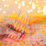 Twisted Marshmallow Candle Set of 5