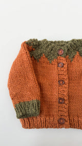 Pumpkin Cardigan 2-3y