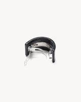 French Pony Barrette in Obsidian