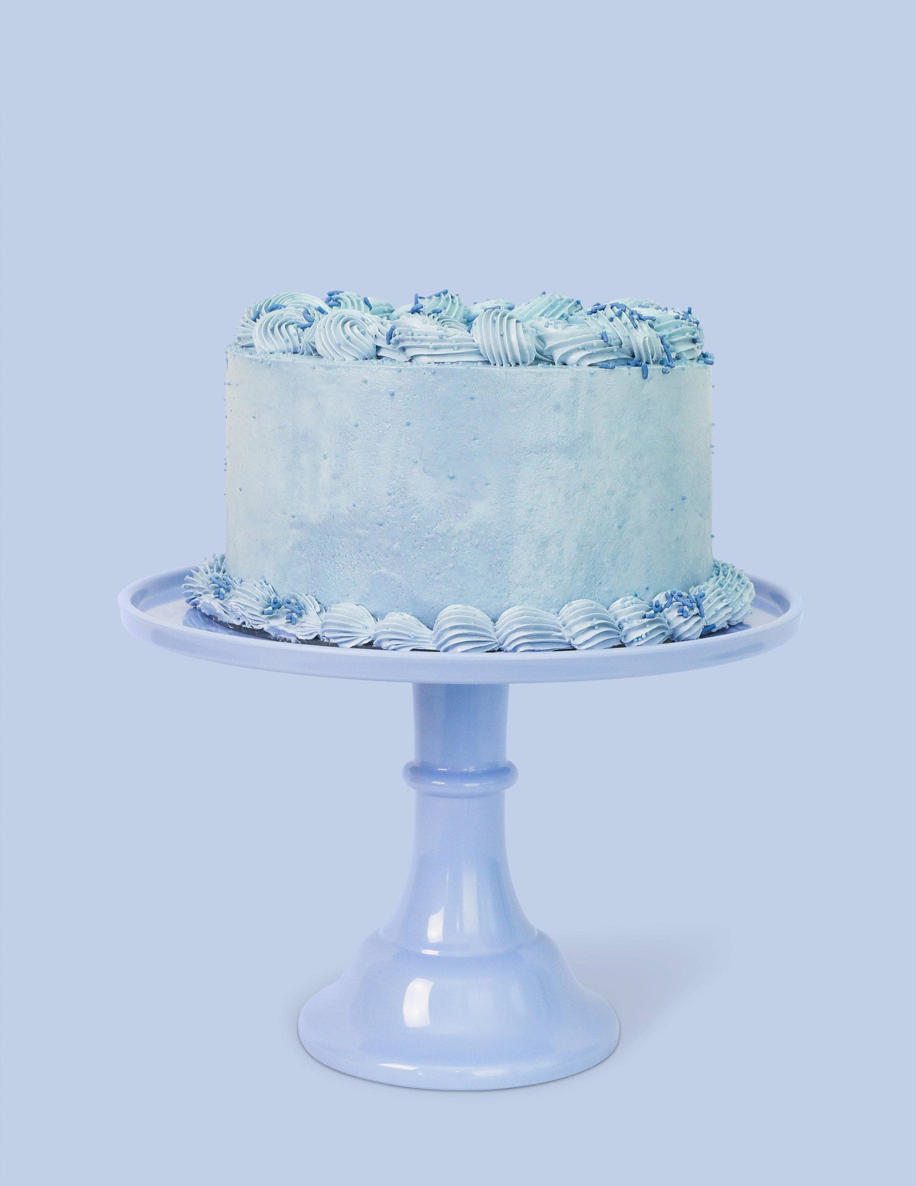 Melamine Cake Stand Large Wedgewood Blue