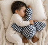 Grace the Goose Blue Plaid