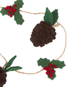 Hand Felted Pinecone Garland