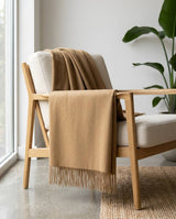 Alpaca Throw Honey