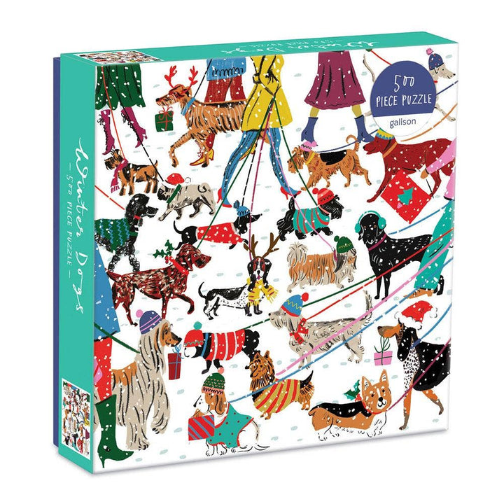 Puzzle Winter Dogs 500 Pieces