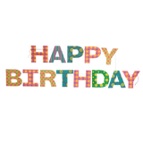 Garland Bright Birthday