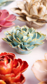 Robin's Egg Blue Marigold
