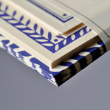 Set of Notecards and Envelopes Kelp French Ultramarine
