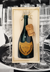Decoupage Tray Dom Pérignon