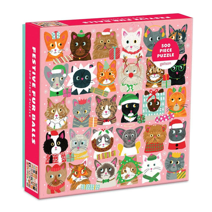 Puzzle Festive Furballs 500 Pieces