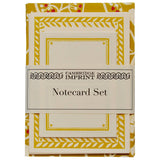Set of Notecards and Envelopes Ivy Piccalilli and Cranberry
