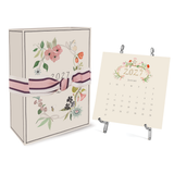 2027 Classic Desk Calendar: Gold Easel