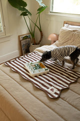 Reusable Pet Pad Brown Stripe