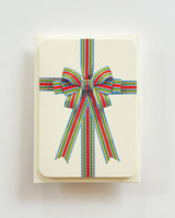 Candy Stripe Bow Greeting Card | Birthday Card