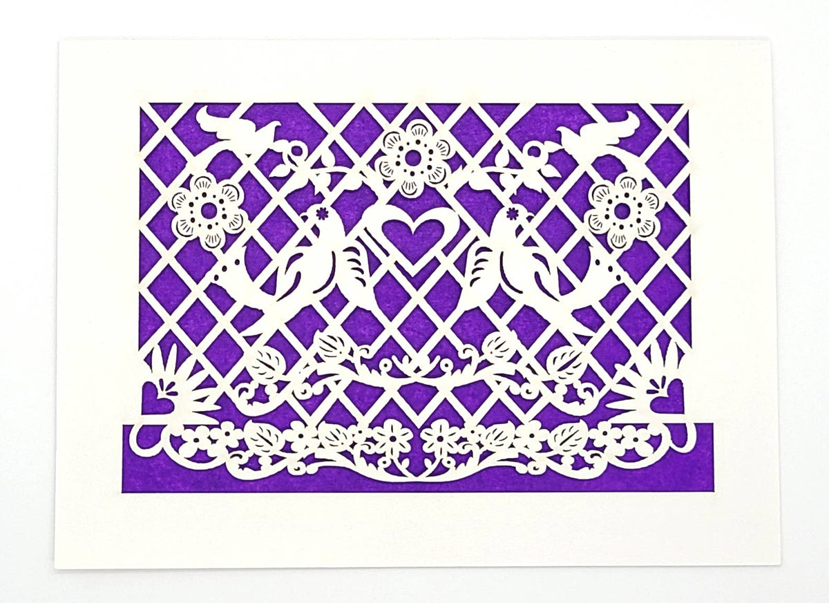 Papel Picado - Blank: Purple / A2