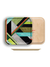 Small Square Tray Art Intersection