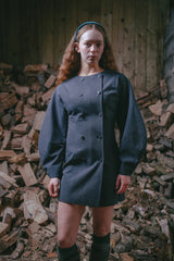 Audrey Charcoal Dress
