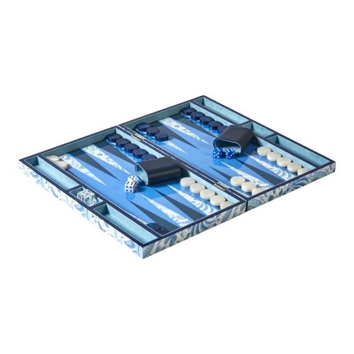 Backgammon Set in Blue
