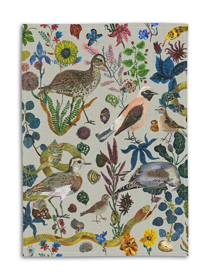 Tea Towel Birds In The Dunes