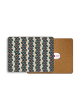 Placemat Set of 2 Blue Trumpet