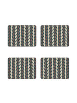 Placemat Set of 2 Blue Trumpet