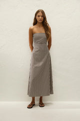 Casimiro Midi Dress Rita Stripe Port