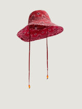 Capeline Hat  Vintage Red