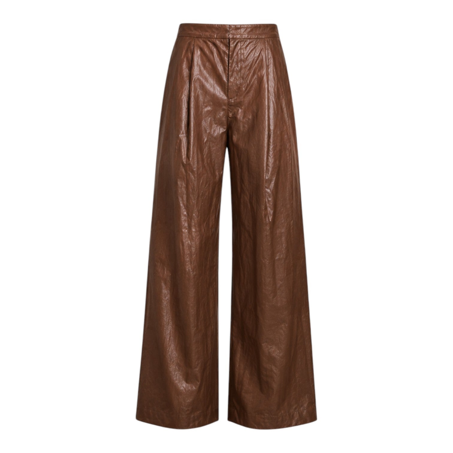 Spencer Pant Chestnut Faux Leather
