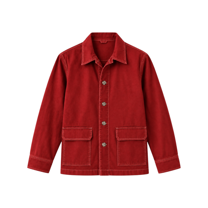 Classic Chore Coat in Red