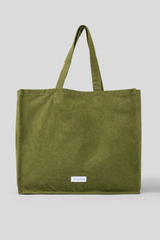 Moss Green Large Canvas Tote