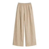 Leona Pleat Pant Biscotti