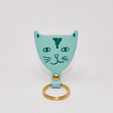 Key Chain Cat Turquoise