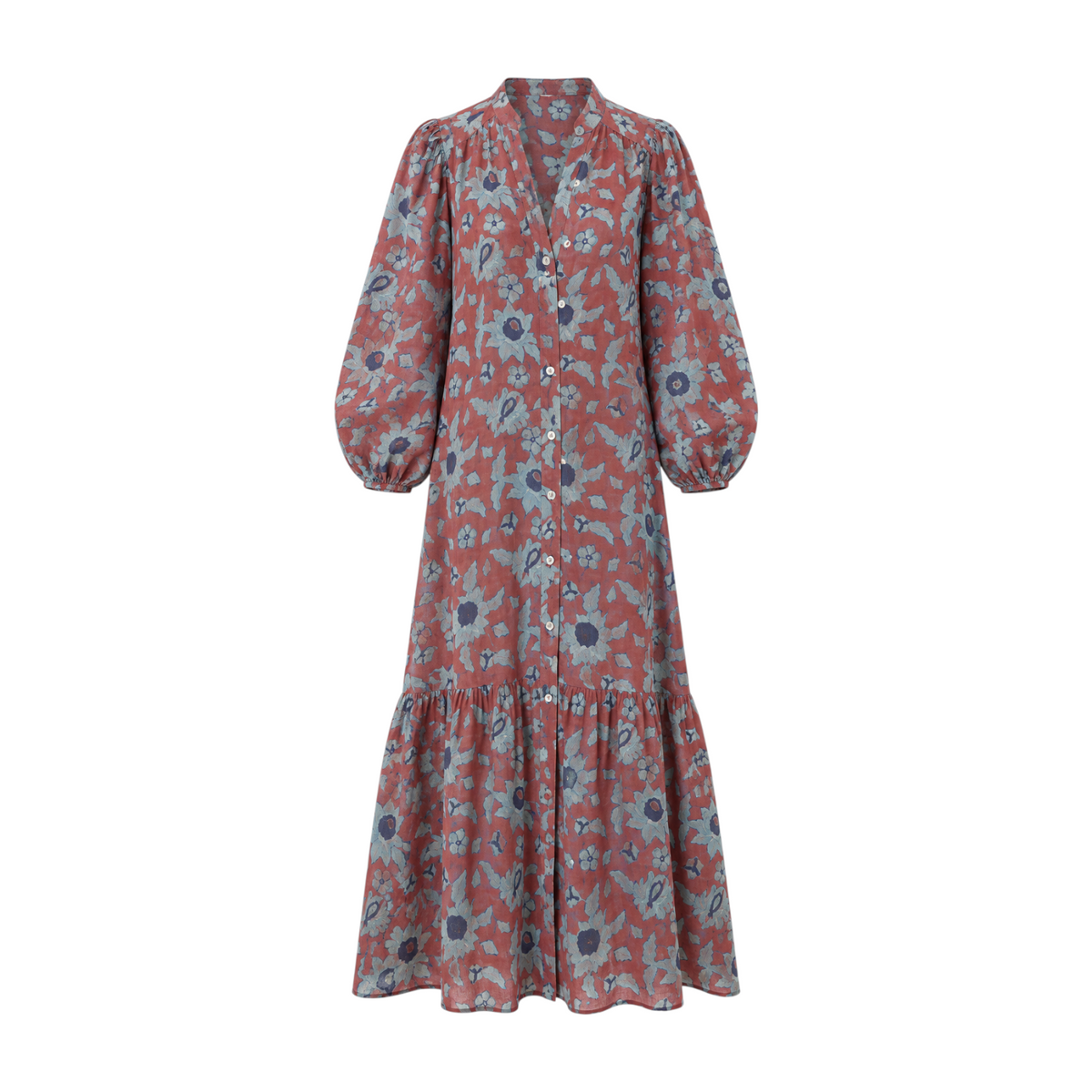 Linen Matilde Print Dress