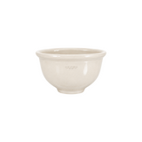 The Tiny Finch small handmade stoneware mixing bowl in a cream glaze with a classic farmhouse design.