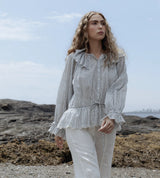 Delphi Top Blue Stripe