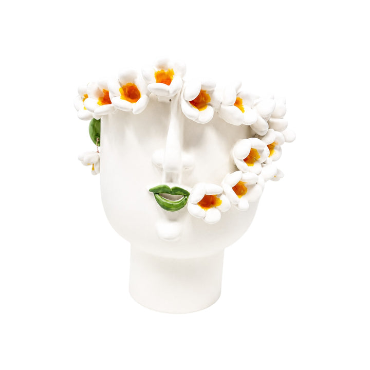 Face Vase Large Frangipani