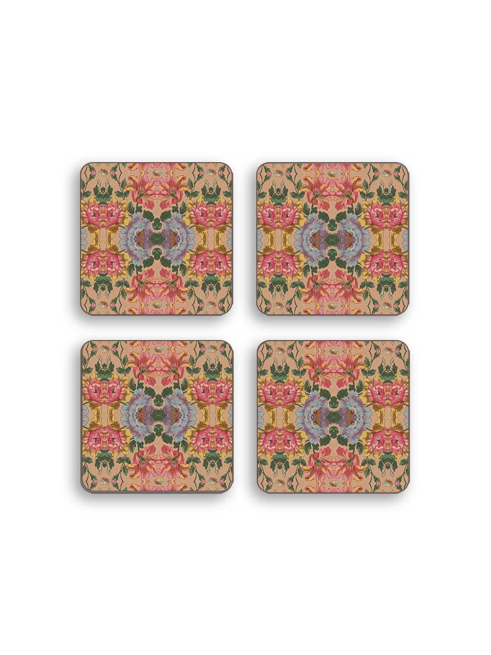 Coaster Set of 4 French Wallpaper