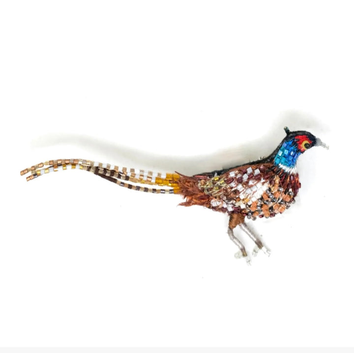 Common Pheasant Brooch