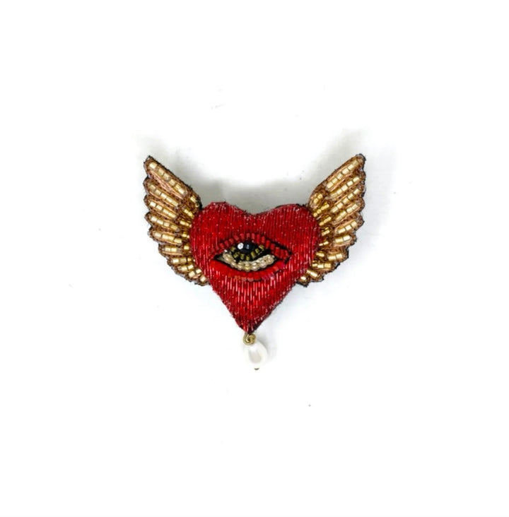 Guardian Heart Brooch