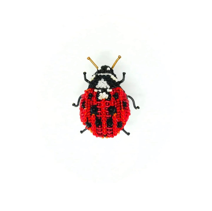 Lucky Lady Beetle Brooch
