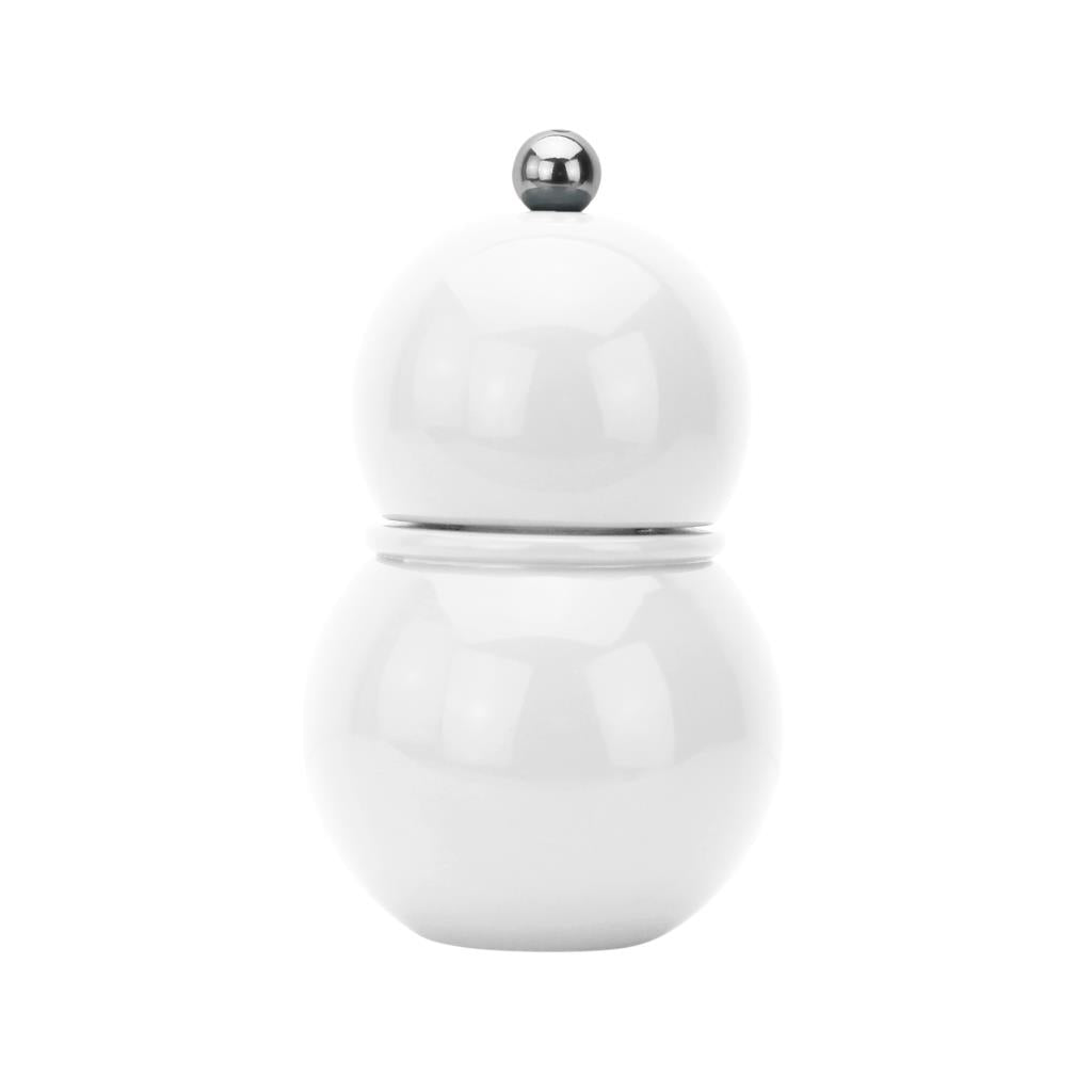 Salt & Pepper Grinder Bobbin Small in White