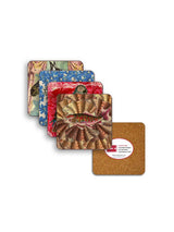 Coaster Set of 4 Colorful Animal