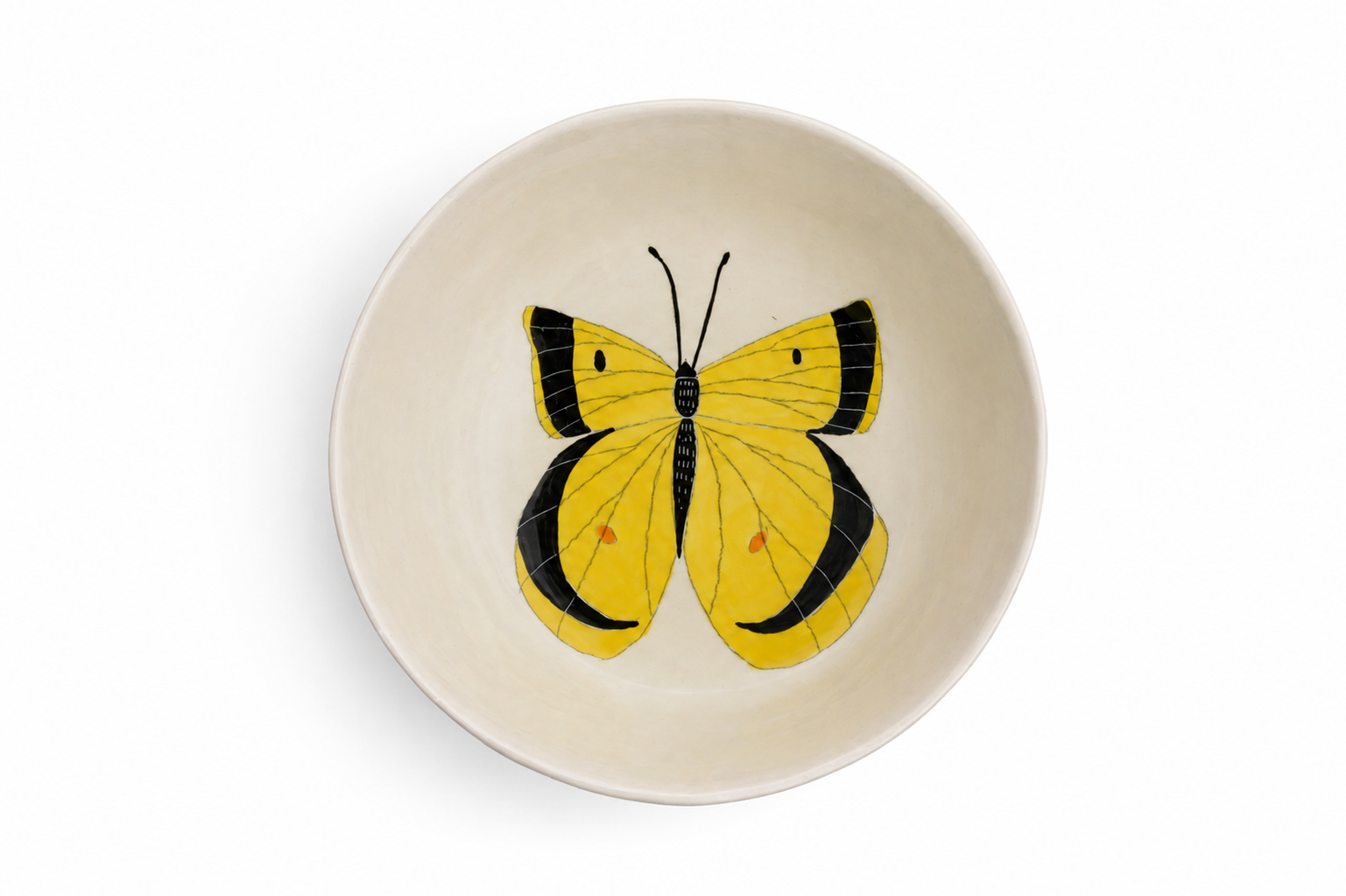 Large Snack Bowl Butterfly 3
